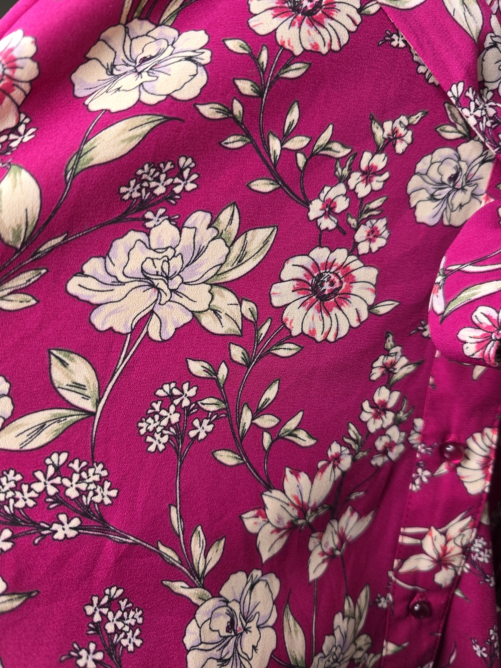 Nanette Lepore Sleeveless Pink Magenta Floral Tie-Waist Dress - Picture 5 of 16